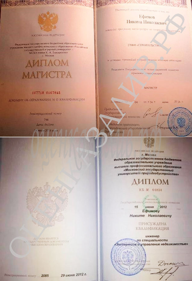 Сертификат Диплом технического эксперта по заливам